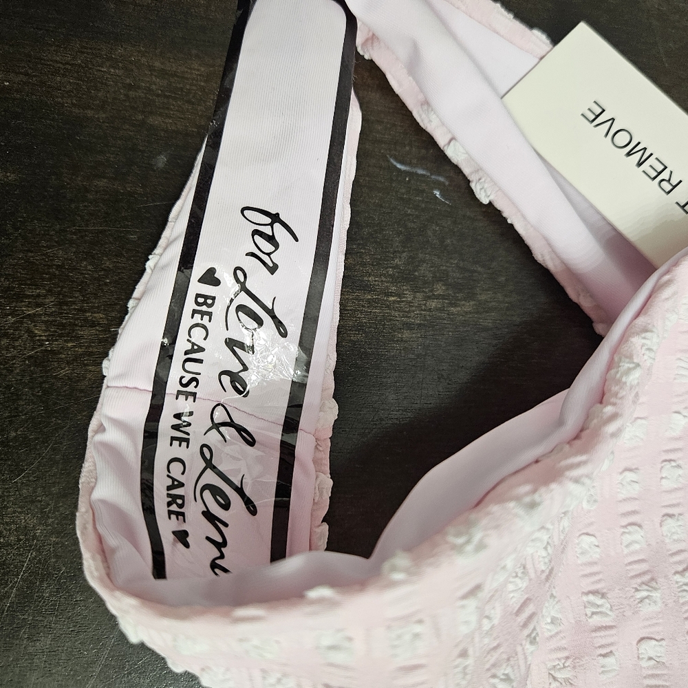 NWT For love and lemons pink bikini bottom XL new - Picture 6 of 8